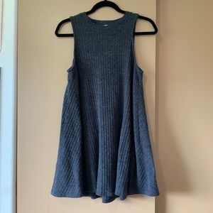 Grey flowy dress